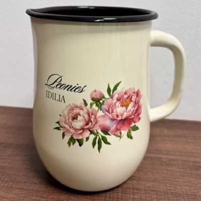 Smaltovaný džbánok pivónia 2,5 l Obrázok pre Smaltovaný džbánok pivónia 2,5 l