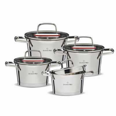 Sada hrncov nerezových 8 dielov SPEZIALE Obrázok pre Sada hrncov nerezových 8 dielov SPEZIALE