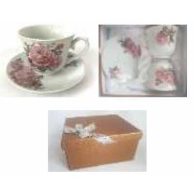 Kávová súprava 2+2 kvety Obrázok pre Kávová súprava 2+2 kvety