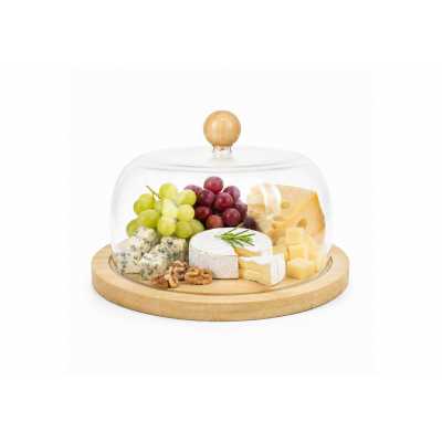 Elegantná bambusová doska s poklopom 20CM Obrázok pre Elegantná bambusová doska s poklopom 20CM