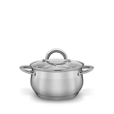 Hrniec nerezový 1,7l s pokrievkou Obrázok pre Hrniec nerezový 1,7l s pokrievkou