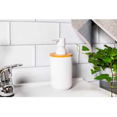 Dávkovač mydla 250 ml plast-bambus Obrázok pre Dávkovač mydla 250 ml plast-bambus