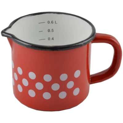 Hrnček smaltovaný 600ml Obrázok pre Hrnček smaltovaný 600ml