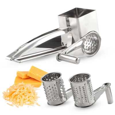 Nerezové strúhadlo na syr,orechy 3 bubienky Obrázok pre Nerezové strúhadlo na syr,orechy 3 bubienky