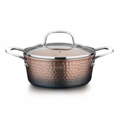 Glossy Copper hrniec s nepriľnavým povrchom 18 cm</title> Obrázok pre Glossy Copper hrniec s nepriľnavým povrchom 18 cm</title>