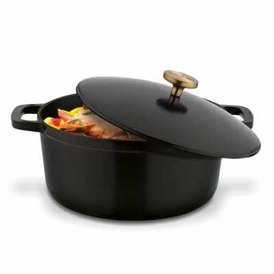 Liatinový pekáč Konighoffer 5 l okrúhly Obrázok pre Liatinový pekáč Konighoffer 5 l okrúhly