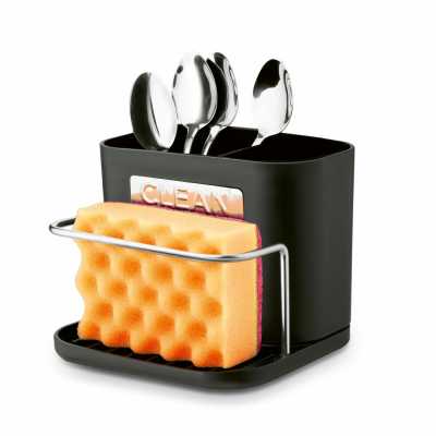 Odkvapkávač na príbory čierny Tadar Clean Obrázok pre Odkvapkávač na príbory čierny Tadar Clean