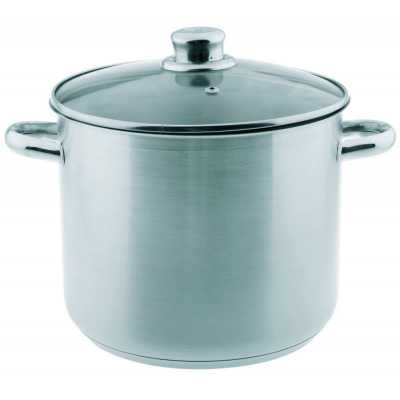 Nerezový hrniec s objemom 25 litrov a pokrievkou Obrázok pre Nerezový hrniec s objemom 25 litrov a pokrievkou