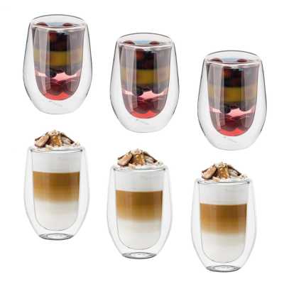 Poháre s dvojitou stenou na kávu Tadar Sublime 300 ml – 6 ks Obrázok pre Poháre s dvojitou stenou na kávu Tadar Sublime 300 ml – 6 ks