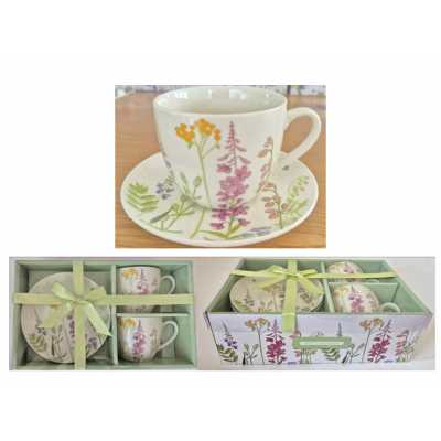 Darčeková sada 2 šálok s podšálkami – 260 ml LUKA Obrázok pre Darčeková sada 2 šálok s podšálkami – 260 ml LUKA