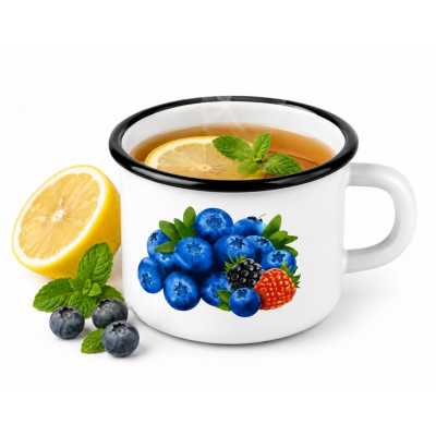 Hrnček smaltovaný 400 ml ČUČORIEDKA Obrázok pre Hrnček smaltovaný 400 ml ČUČORIEDKA