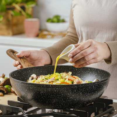 NAVA NATURE panvica wok 28cm Obrázok pre NAVA NATURE panvica wok 28cm